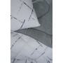 ETE HOMETEX TEK KİŞİLİK LÜX WELSOFT YORGAN SETİ YANSIMA GRİ155X215CM 8696474232010